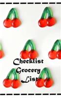 Checklist Grocery List