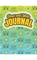 Draw And Write Journal: Composition Notebook Wide Ruled Story Journal Picture Space V9