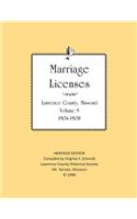 Lawrence County Missouri Marriages 1904-1908