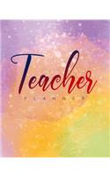 Lesson Planner for Teachers 2019-2020: Weekly and Monthly Teacher Planner, Time Management for Teachers, Academic Year Lesson Plan and Record Book (July 2019 - July 2020)(4 Teacher Planner Book)