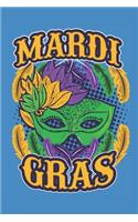 Mardi Gras Journal Notebook