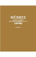 Murree Bullet Journal, Bronze God, Dot Grid Notebook, 8.5 X 11, 120 Pages