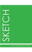 Classic Green Sketch Book
