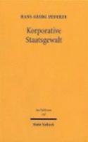 Korporative Staatsgewalt