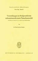 Verurteilungen Im Strafprozess Trotz Subsumtionsrelevanter Tatsachenzweifel