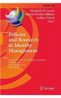 Policies and Research in Identity Management