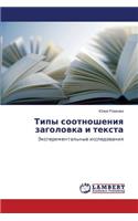 Tipy sootnosheniya zagolovka i teksta