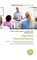 Algorithm Characterizations: (English)