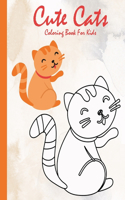 Cute Cats Coloring Book For Kids