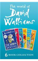 The World of David Walliams: 6 Book Collection (The Boy in the Dress, Mr Stink, Billionaire Boy, Gangsta Granny, Ratburger, Demon Dentist) PLUS Exclusive Extras