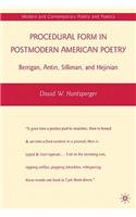 Procedural Form in Postmodern American Poetry