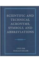 Scientific and Technical Acronyms, Symbols and Abbreviations