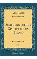 Schulung Fï¿½r Die Civilistischen Praxis, Vol. 1 (Classic Reprint)