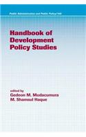 Handbook of Development Policy Studies
