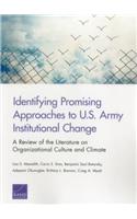 Identifying Promising Approaches to U.S. Army Institutional Change