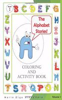 Alphabet Stories Coloring and Activity Book