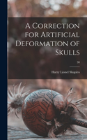 Correction for Artificial Deformation of Skulls; 30