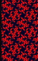 Krisp Lined Journal Notebook for Writing - 180 Classic Cream A5 Blank Pages: (1 Red and Black Floral Pattern Design for Women, Men and Kids)