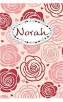 Norah: Personalised Notebook / 120 Pages / Dot Grid / Perfect for journaling and writing notes.