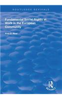 Fundamental Social Rights at Work in the European Community