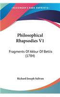 Philosophical Rhapsodies V1