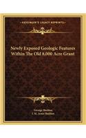 Newly Exposed Geologic Features Within The Old 8,000 Acre Grant