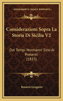 Considerazioni Sopra La Storia Di Sicilia V2