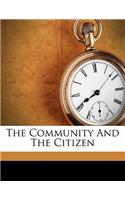 The Community and the Citizen