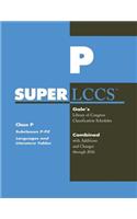 SUPERLCCS: Class P: Subclasses P-Pz: Language and Literature Tables