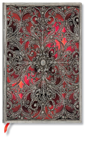 Garnet (Silver Filigree Collection) Ultra Unlined Softcover Flexi Journal: (Silver Filigree Collection)