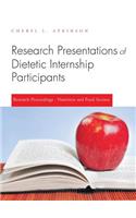 Research Presentations of Dietetic Internship Participants