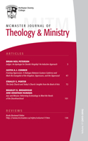 McMaster Journal of Theology and Ministry