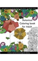 Botanical Coloring Book for Adults