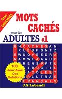 MOTS CACHÉS pour les ADULTES # 1: (1 Mots Cachés Pour Les Adultes # 1)