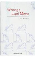 Writing a Legal Memo