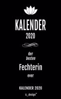 Kalender 2020 für Fechter / Fechterin