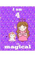 unicorn journal i am 4 and magical
