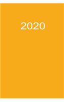 2020: Zeit Planer 2020 A5 Orange