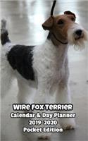 Wire Fox Terrier Calendar & Day Planner 2019-2020 Pocket Edition