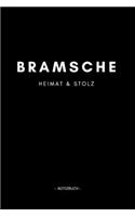 Bramsche: Notizblock A5 120 Seiten - Punktraster - Notizbuch für deine Stadt