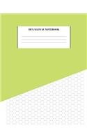 Hexagonal Notebook: Graph Paper Sheets For Organic Chemistry, Biochemistry, Gaming, Mapping, Structuring, Sketches, and Drawing Composition Notepad