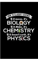 How To Classify Science If It Moves, It's Biology If It Stinks It's Chemistry If It doesn't Work, It's Physics: Scientist 2020 Planner - Weekly & Monthly Pocket Calendar - 6x9 Softcover Organizer