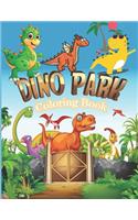 Dino Park Coloring Book