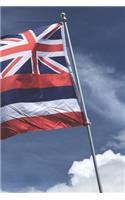 Hawaiian Flag Notebook: (1 130 Page Lined Notebook: Waving Hawaiian Flag)