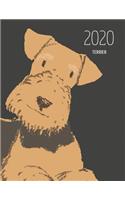 2020 Terrier: Dated Weekly Planner With To Do Notes & Dog Quotes - Terrier Brown Black(99 Awesome Calendar Planners for Dog Owners Dark)