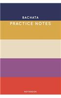 Bachata Practice Notes: Cute Stripped Autumn Themed Dancing Notebook for Serious Dance Lovers - 6"x9" 100 Pages Journal(5 Boho Dancing Book)