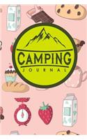 Camping Journal: Camp Log, Camping Log, Camping Logbook, Camping Diary, Cute Baking Cover