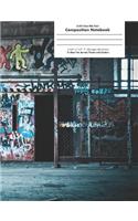 Graffiti Theme Wide Ruled Composition Notebook