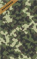 Multicam Military Notebook: 120 Lined Pages - 5 X 8 (Diary, Composition Book, Writing Tablet, Log Book)