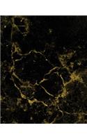 Gold Marble Large Dot Journal